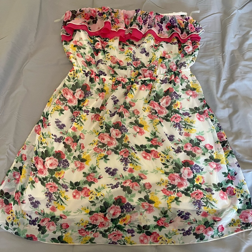 ❤️4 for $10❤️ L.O.T Floral print sleeveless dress